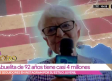 A sus 92 años; 'La Abuelita Mala' tiene más de 3 millones de seguidores en 'Instagram'