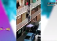 Hombre de la tercera edad queda suspendido de un balcón tras intentar tomar aire fresco durante la cuarentena