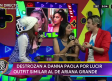 Destrozan a Danna Paola por lucir outfit similar al de Ariana Grande