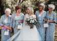 Novia pidió a sus 4 abuelas que fueran sus pajes de boda