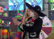 Chica de 'Es Show' sorprende con diminuto traje mexicano