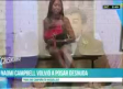 Naomi Campbell posa desnuda en el metro