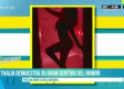 VIDEO: Thalía SE QUITA la bata y luce sensual lencería