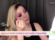 Smokey eye con un toque de color