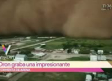 Drone graba impresionante tormenta de arena