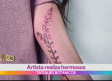Artista crea increíbles tatuajes botánicos