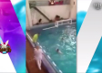 Pleito en piscina en pleno partido de 'Water Polo'