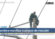 Hombre provoca movilización al subir a torre de alta tensión en Monterrey