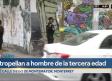 Ciclista resulta lesionado tras ser atropellado en el Centro de Monterrey