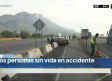 Choque en la carretera a Saltillo deja dos muertos y un lesionado