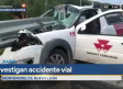 Abandonan camioneta tras accidente en carretera Montemorelos-General Terán