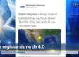 Sismo de magnitud 4.0 sacude a Saltillo