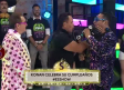 Beso de tres entre Chavana, Konan y 'Paco Show'