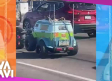 Perritos pasean en carro de 'Scooby Doo'