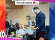 Hombre sorprende a su mamá tras seis años en el extranjero