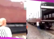 Hombre arriesga la vida por subirse a 