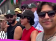 Ángela Aguilar y Christian Nodal son captados en desfile de CDMX