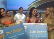 Participantes donan sus premios en el programa