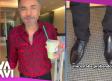 Eugenio Derbez se confunde y llega a entrevista con dos zapatos diferentes