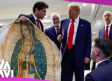 Donald Trump recibe estandarte de la Virgen de Guadalupe