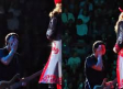 Hijo de Yuridia, rompe en llanto en concierto en la Plaza de Toros México
