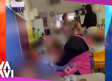Captan a maestra maltratando a bebé