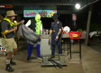 Castigo de Mauro con este improvisado asador
