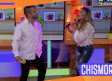Mariana Ochoa y Jonathn Becerra cantando en 'Chismorreo'