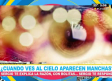 Si ves al cielo y aparecen unas manchas, es por esto