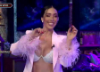 Danik Michell sorprende en entallado traje rosa