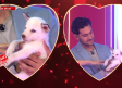 Brisa le regala perrito a Santiago como su futuro hijo
