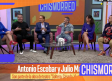 Antonio Escobar y Julio Mannino en el foro de Chismorreo