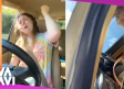 Joven se vuelca en su auto tras distraerse