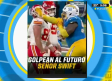 Travis Kelce es golpeado por defensivo de los Chargers