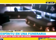 Espíritu en funeraria mueve tapa de ataúd
