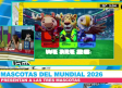 Presentan a las tres mascotas del mundal