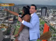 Ángel Castro y Priscilla sorprenden por los aires