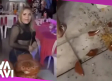 Lady Hambreada: Mujer tira ollas de comida porque no le querían dar más