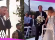 Novia con parálisis sorprende al caminar el día de su boda