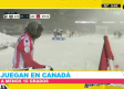 Juegan en Canadá a menos 10 grados