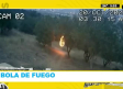 Bola de fuego captada en bosques españoles