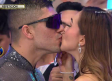 Beso de amor entre Aleida y 'Polisexy'