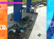 Vehículo provoca incendio en gasolinera