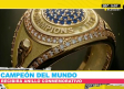 Campeón del mundo recibirá anillo conmemorativo