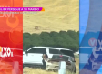 Mujer persigue a su esposo tras encontrarlo con la amante