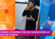 Sorprenden a hombre en un baño de mujeres