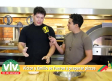 Víctor y Emilio se fueron a preparar ricas pizzas