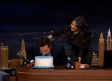 Salma Hayek celebra a Jimmy Fallon al estilo México