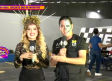 Isabella y William los conductores de la carrera de 'Go Karts'