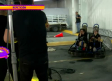 Vivian y Dulce sufren accidente en carrera de 'Go Karts'